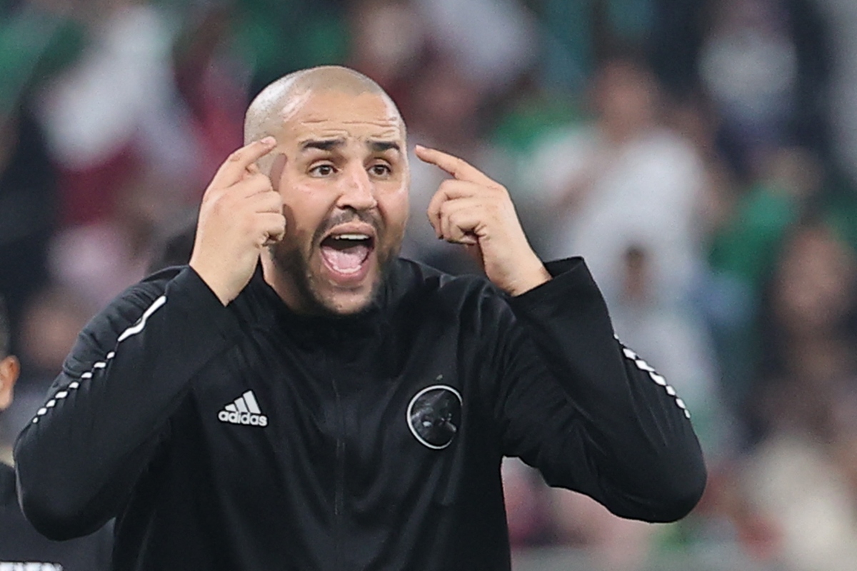 The 43-year-old had previously been in charge of Algeria’s A team and won the Arab Cup with them in 2021 but resigned after they failed to defend their title in Qatar in December. (AFP)