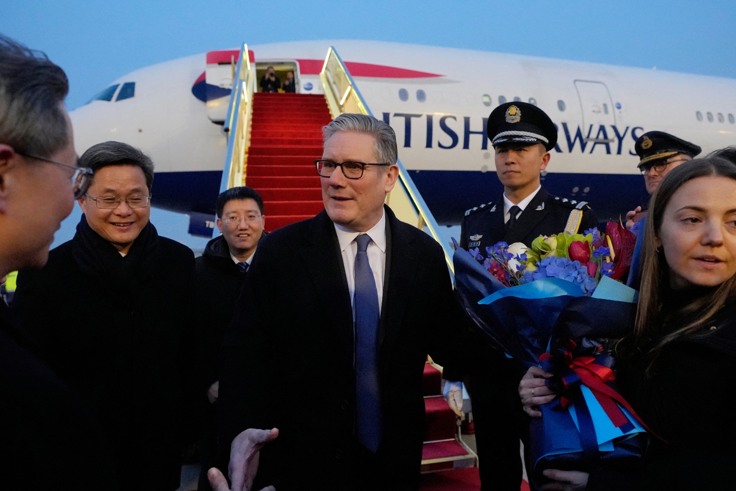 Starmer is seeking to harmonize the bumpy relationship with Beijing at a time of plummeting relations with the US (AFP)