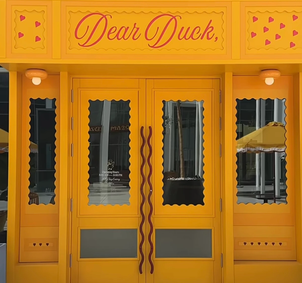 Dear Duck entrance in La Paz Plaza Jeddau. (Supplied)