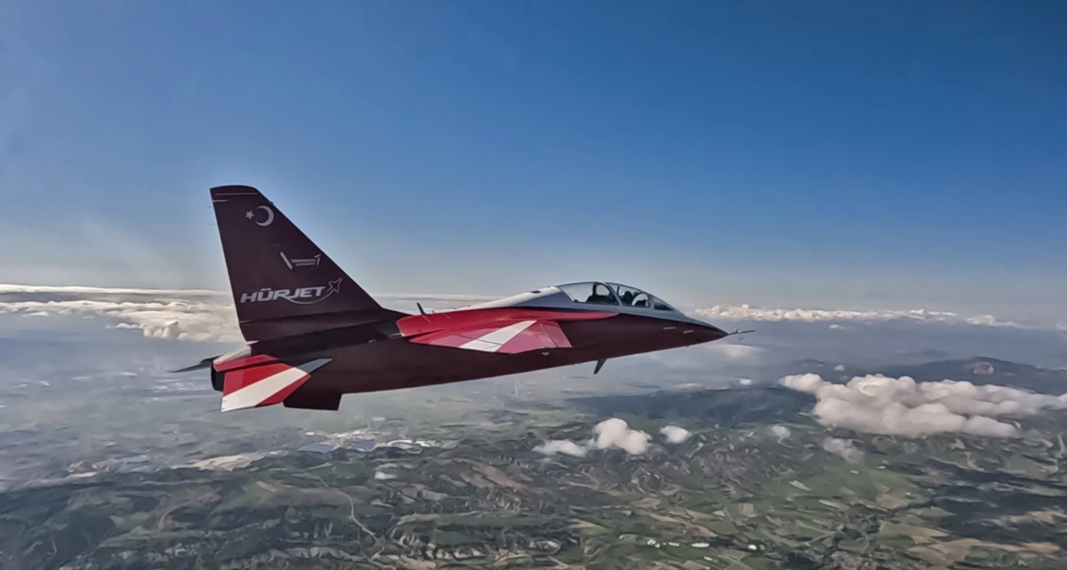 The Turkish-made HURJET training aircraft. (Turkish Aerospace)