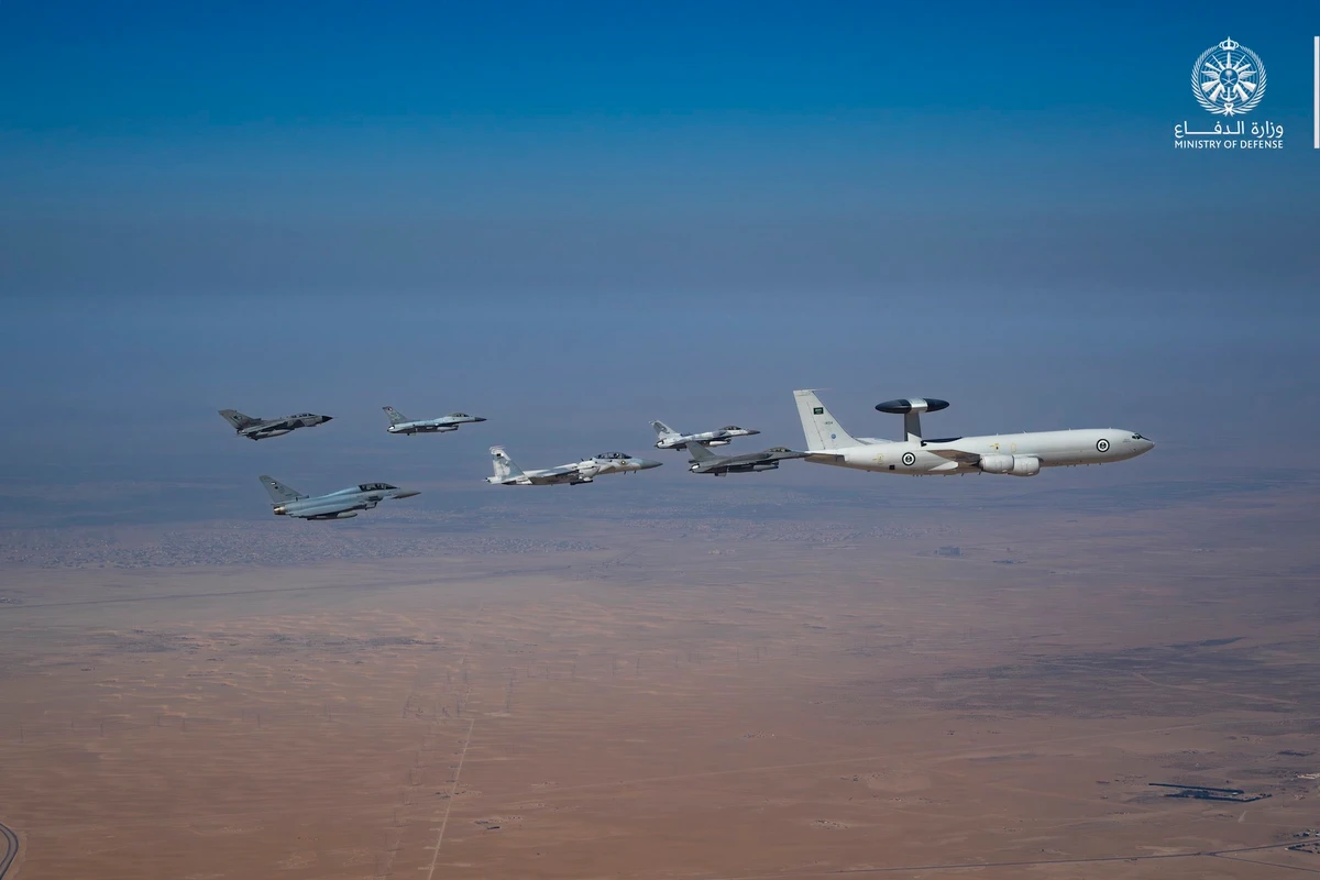The exercise concluded with a joint aerial display showcasing high levels of coordination and operational integration. (X: @modgovksa)