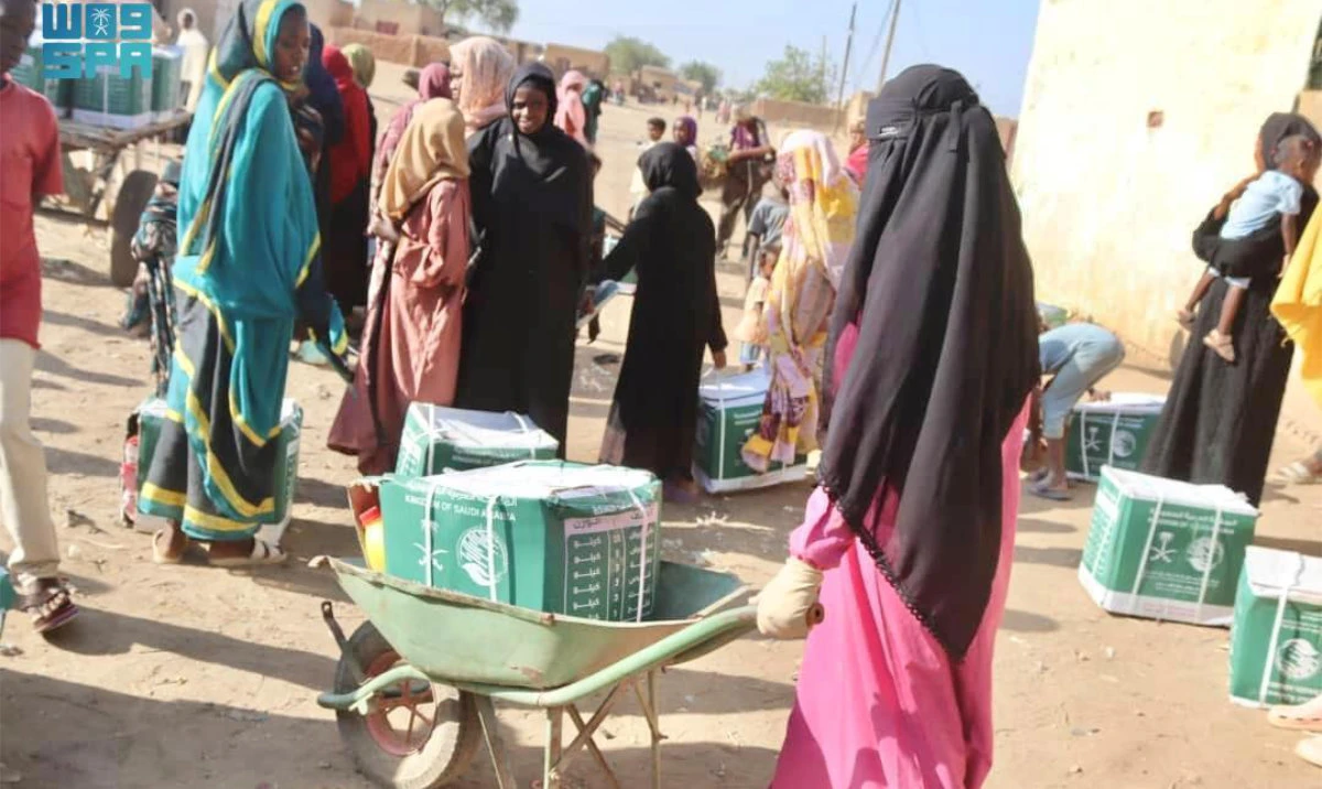 Food baskets distributed in Sudan