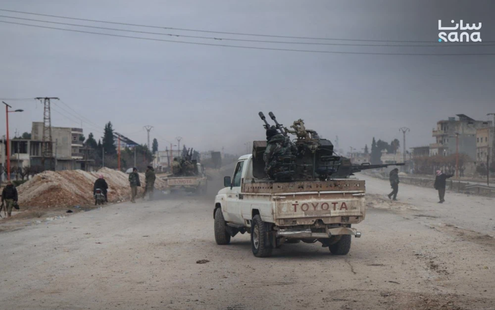 The Syrian army has begun deploying forces in the city of Deir Hafer in the eastern countryside of Aleppo, state media reported on Saturday. (SANA)