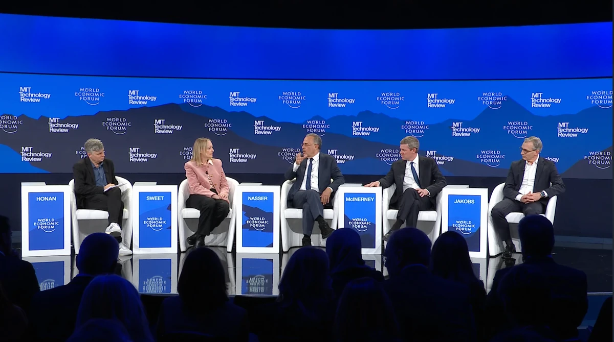 The discussion showed a shift in how executives are thinking about AI. (Screen grab)