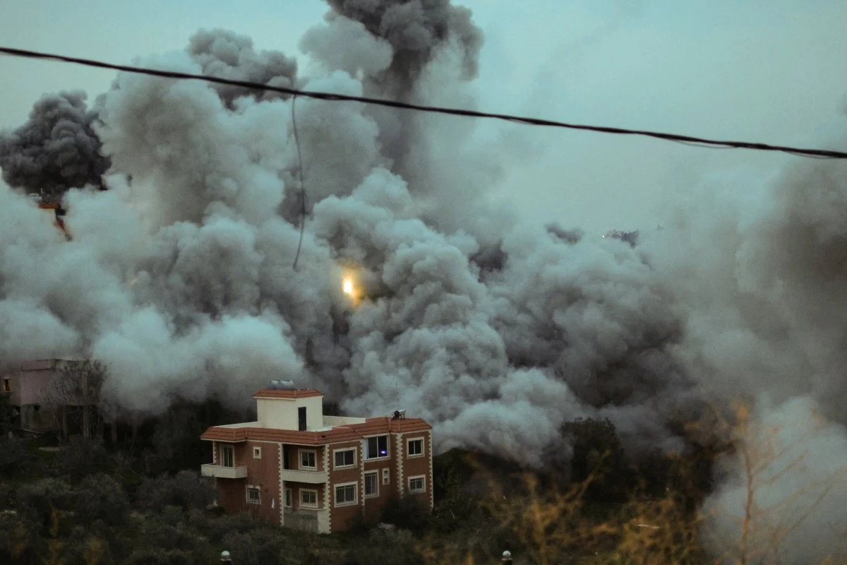 The day’s security situation was dominated by hours of Israeli escalation, including airstrikes and evacuation warnings targeting villages and populated areas ahead of further bombardment. (AFP)