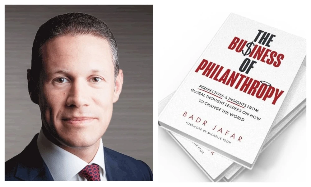Title of the book, Jafar said “was purposefully provocative, getting people to think about what the business world has to learn from philanthropy.” (Supplied)