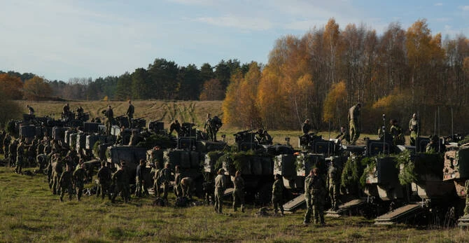NATO is moving to boost its defenses along European borders with Russia by creating an AI-assisted “automated zone” not reliant on human ground forces, a German general said in comments published Saturday. (Reuters/File)