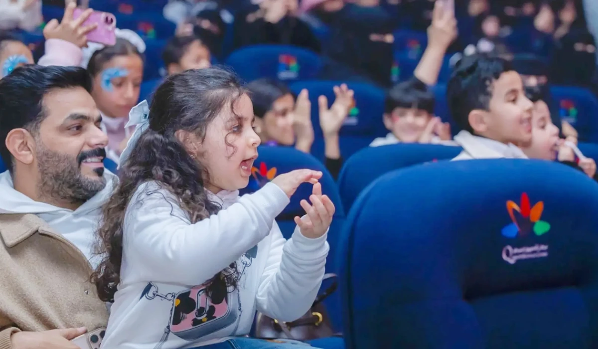 Qassim Children’s Theater Festival includes training workshops to develop children’s theater and strengthen professional skills in the field. (SPA)