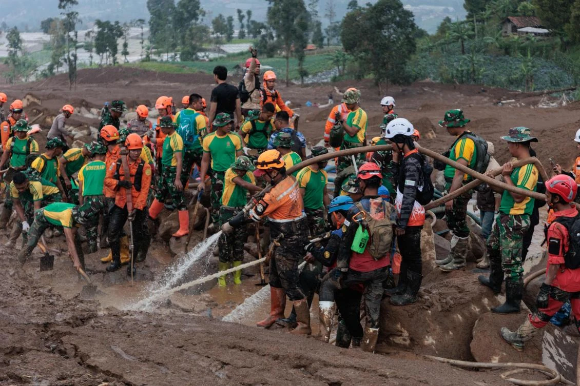 Indonesia landslide death toll rises to 38, dozens missing
