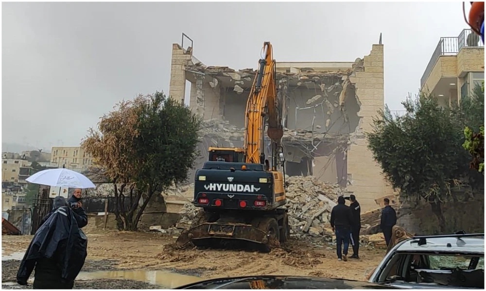 Each home was 200 sq. m and located in the Ard Al-Deir area, west of Bethlehem. (Wafa)