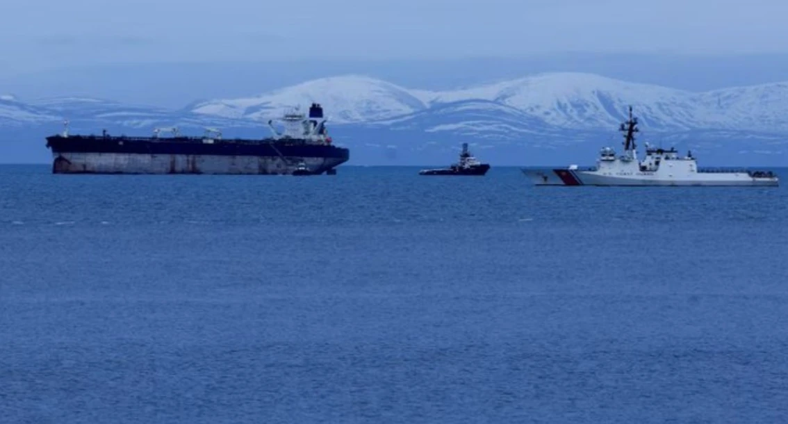 Russia says two crew members from US-seized tanker released