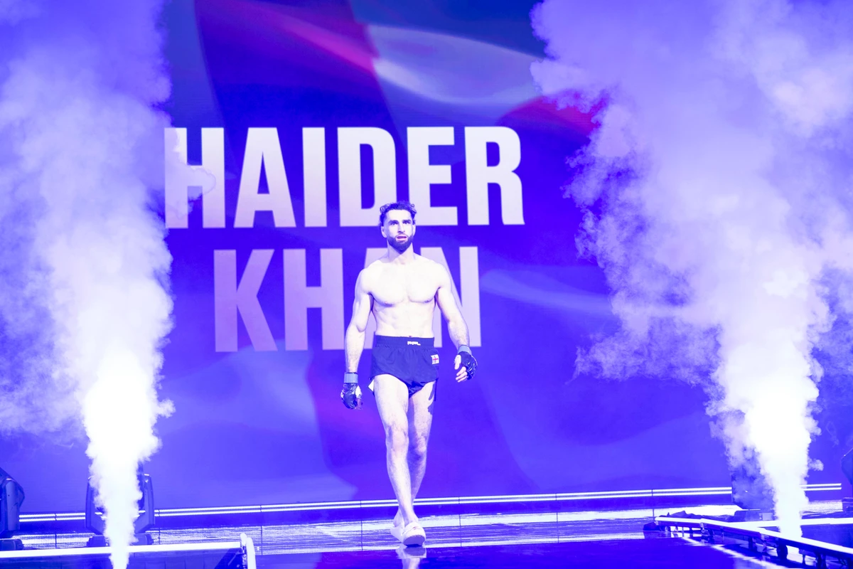 Haider Khan will face Jhony Gregory at PFL Road to Dubai on Feb. 7 at Coca-Cola Arena. (Jose Peñuela/PFL)