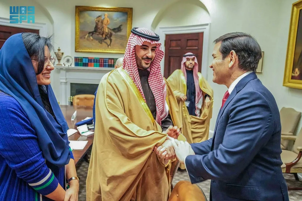 Saudi defense minister meets senior US officials in Washington
