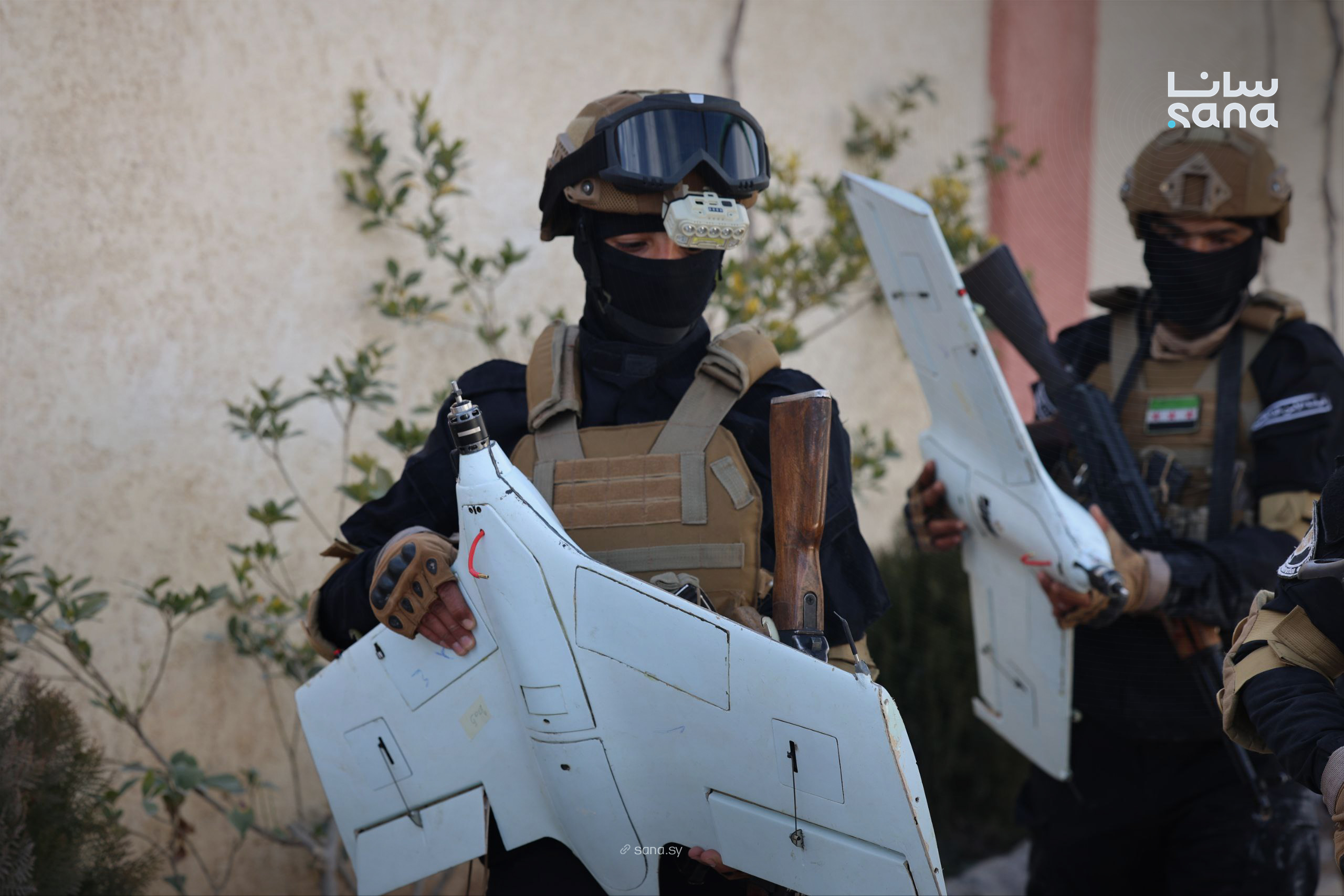 Syrian authorities seized a number of drones the group was preparing to use in further operations. (SANA)