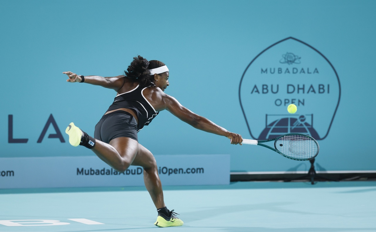 Hailey Baptiste won the all-American clash against Emma Navarro at Mubadala Abu Dhabi Open 2026. (Supplied)