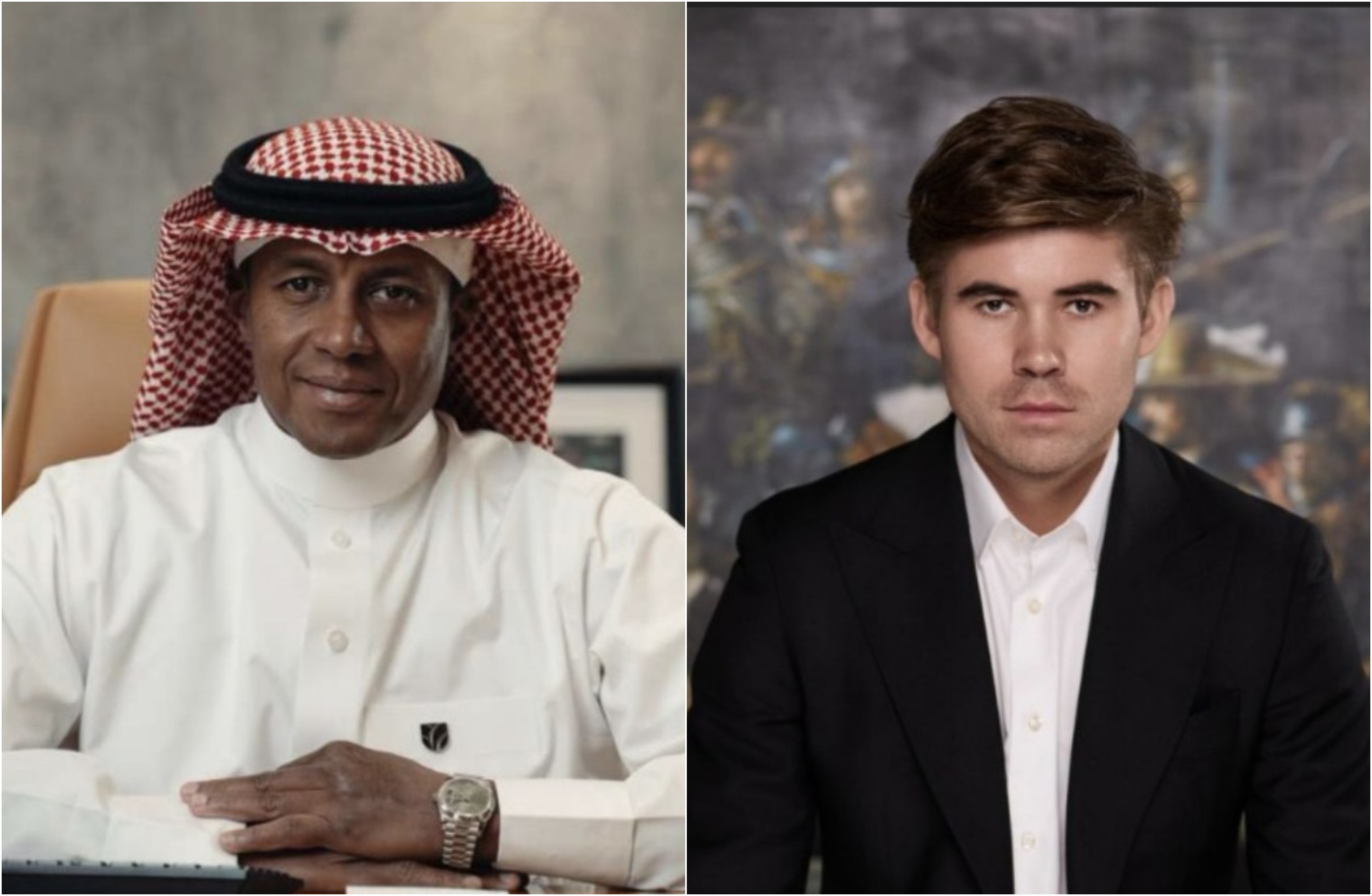 Argentum AI, founded by Andrew Sobko, right, recently added Majed Al-Sorour, CEO of the Saudi Golf Federation, to its board. (Photos supplied)