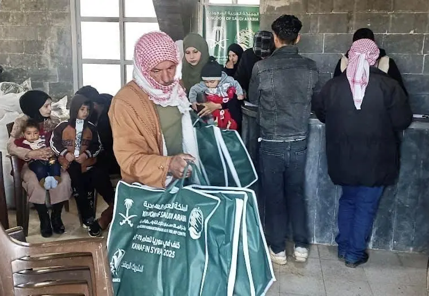 KSrelief’s latest aid activity aims to help Syrians cope with the harsh winter season. (SPA)
