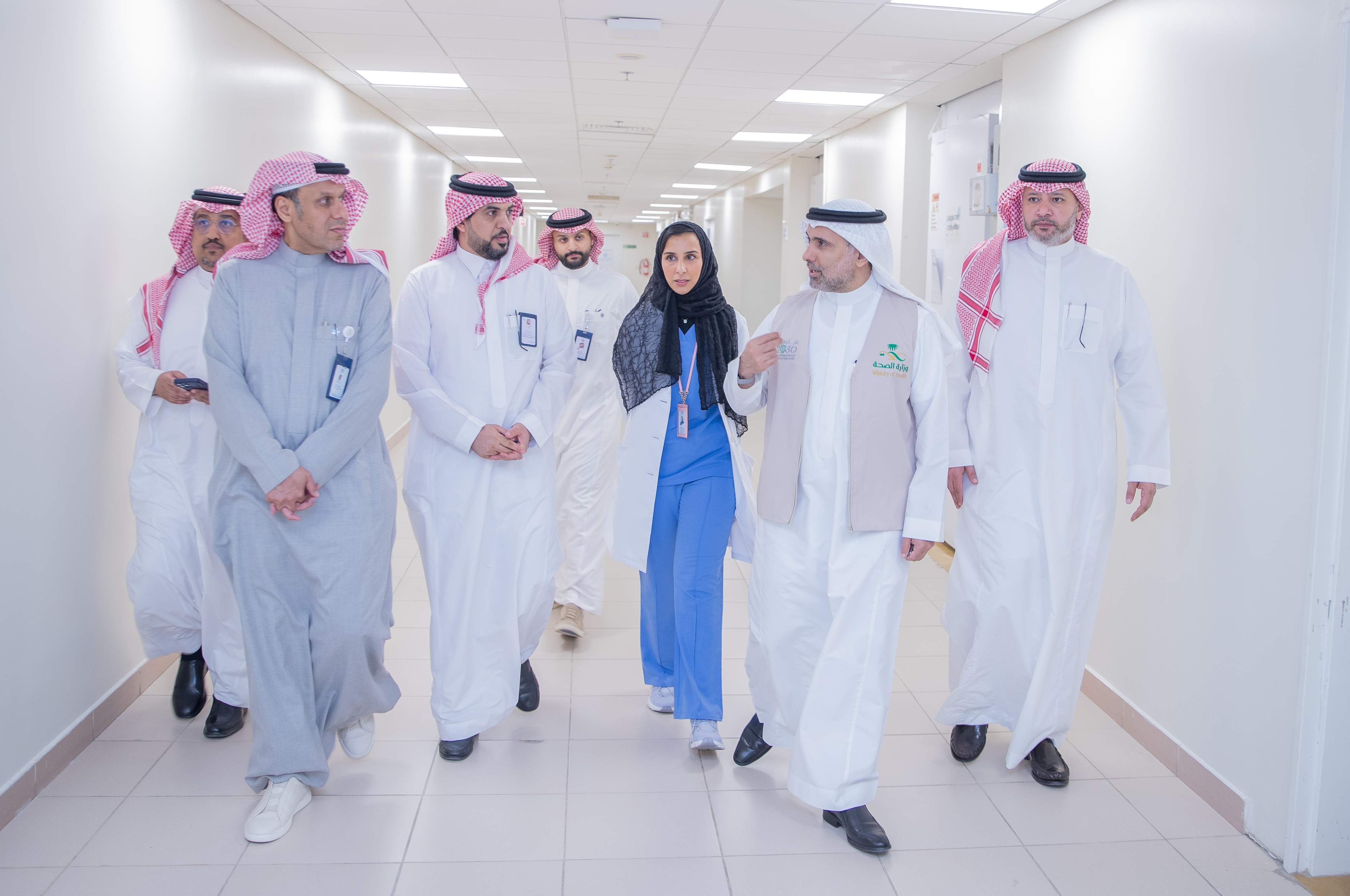 Fahad Abdulrahman AlJalajel, the Saudi health minister, toured key hospitals and primary healthcare centers in Madinah. (Supplied)