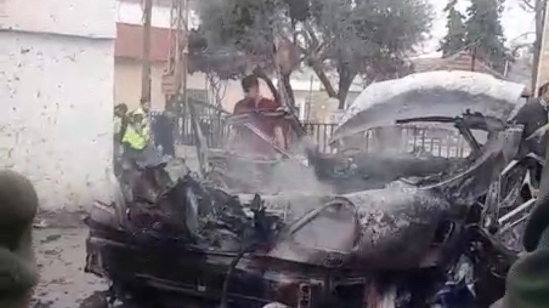Israel's strike killed a member of Lebanon’s security forces and his three-year-old child in the village of Yanuh, Lebanon's health ministry said. (NNA)