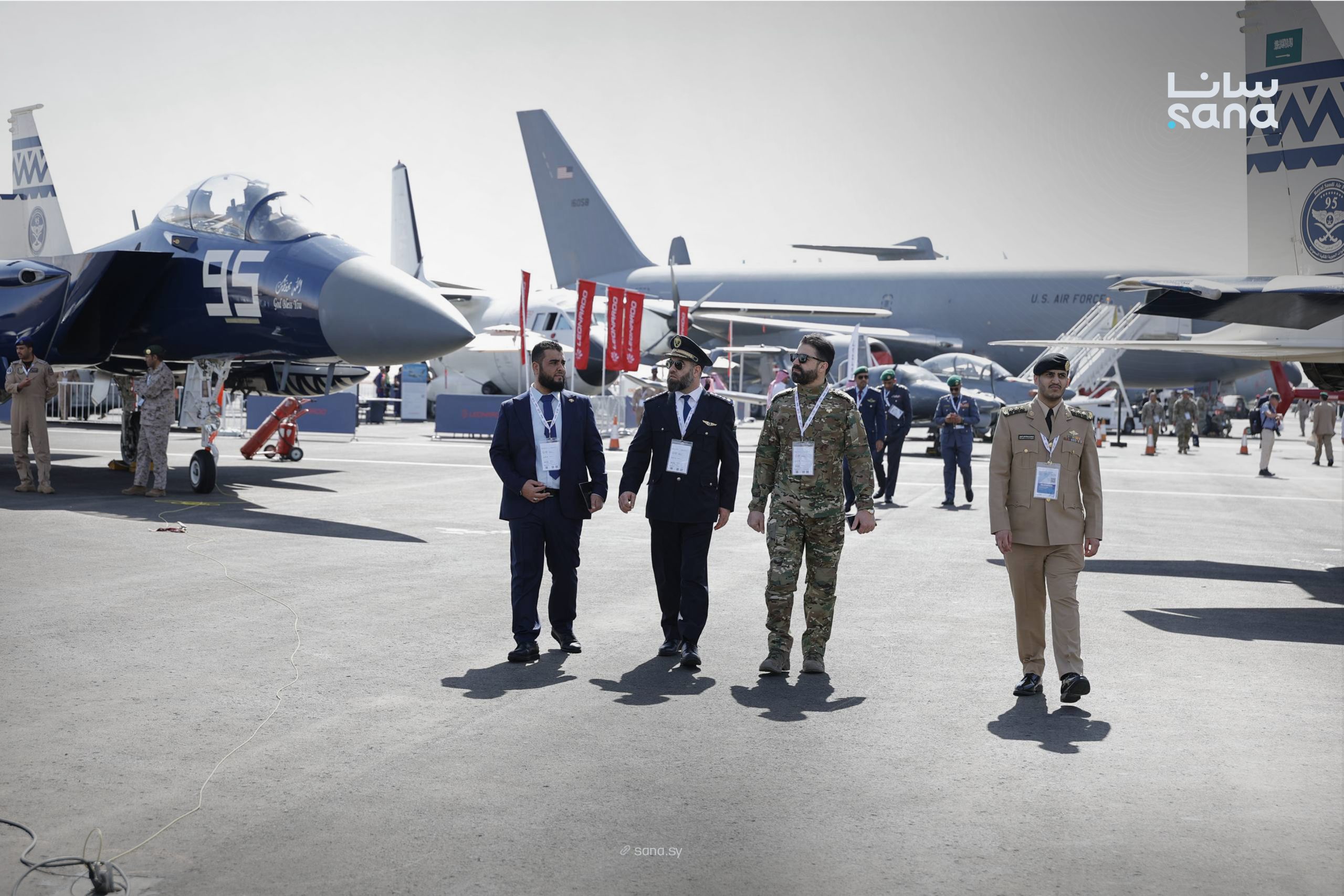 Led by Brig. Gen. Asem Hawari, commander of air forces and air defense, the group also included officials from the country’s Ministry of Defense. (SANA)
