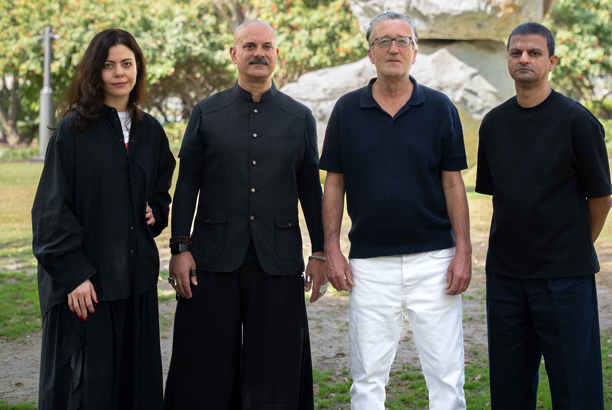 From left to right: Ruba Katrib, Mark Rappolt, Tom Eccles, and Shabbir Hussain Mustafa . (Supplied)