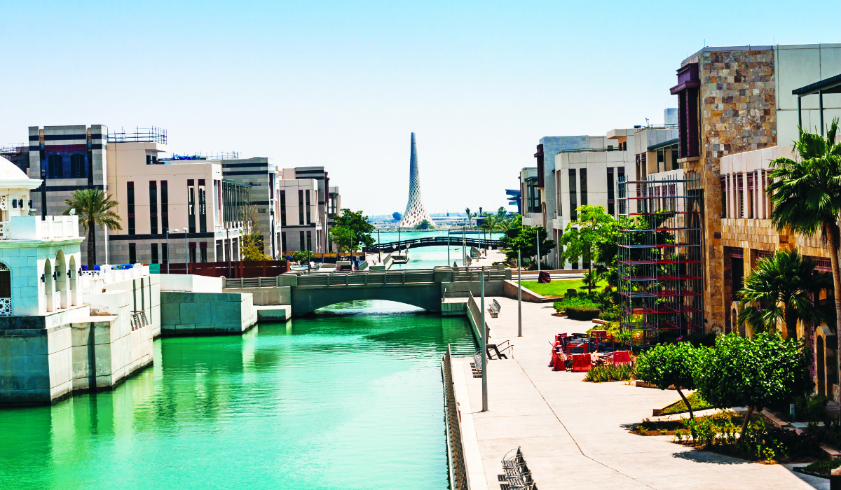 The canal in the King Abdullah University of Science and Technology campus. (Shutterstock)
