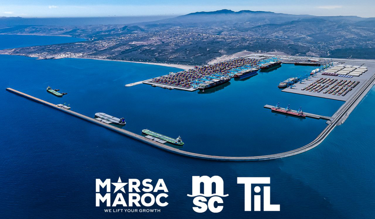 Marsa Maroc manages 34 terminals across 20 ports, handling more than 60 million metric tons of cargo annually. (X @MarsaMarocGroup)