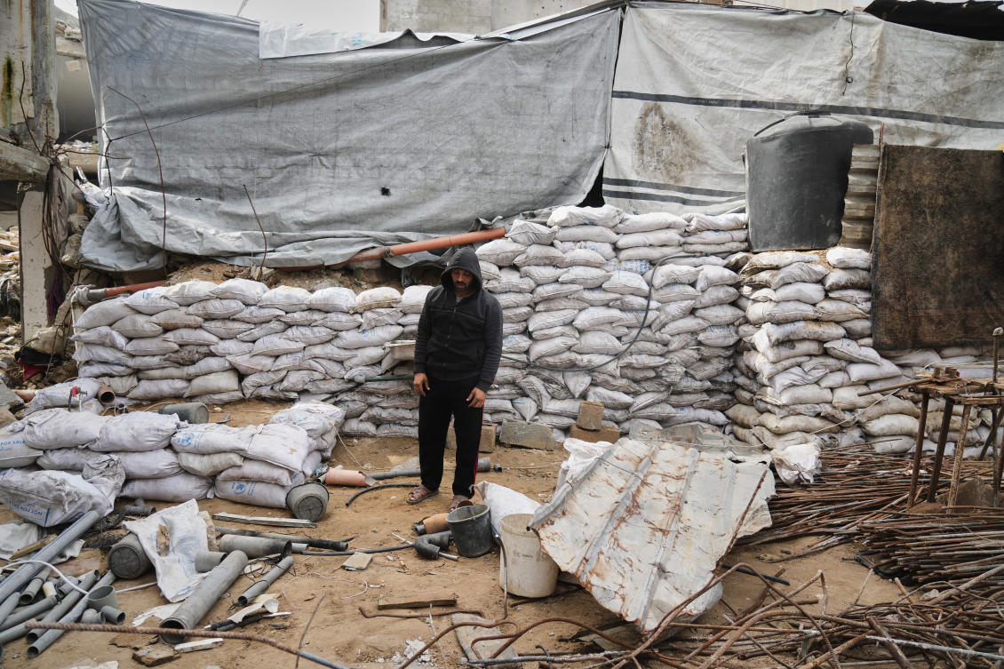 Gaza’s Health Ministry says more than 700 bodies have been recovered since the ceasefire, and that some 8,000 people remain buried under the rubble. (AP)