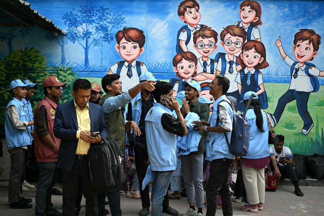 Bangladesh votes on Thursday in the first parliamentary elections since a 2024 uprising ended Sheikh Hasina’s 15-year iron-fisted rule. (AFP)