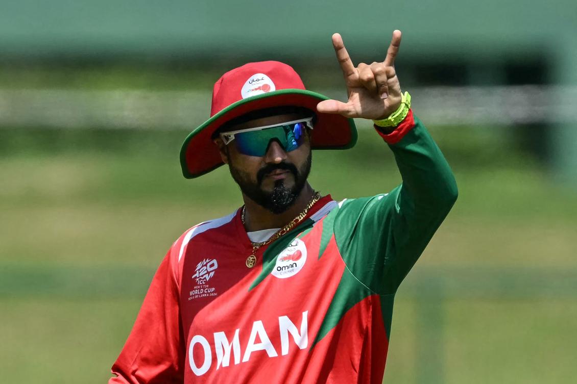 Sri Lanka has brought in leg-spinner Dushan Hemantha as his replacement. Oman is in last place in the group after a heavy loss to Zimbabwe. (AFP)