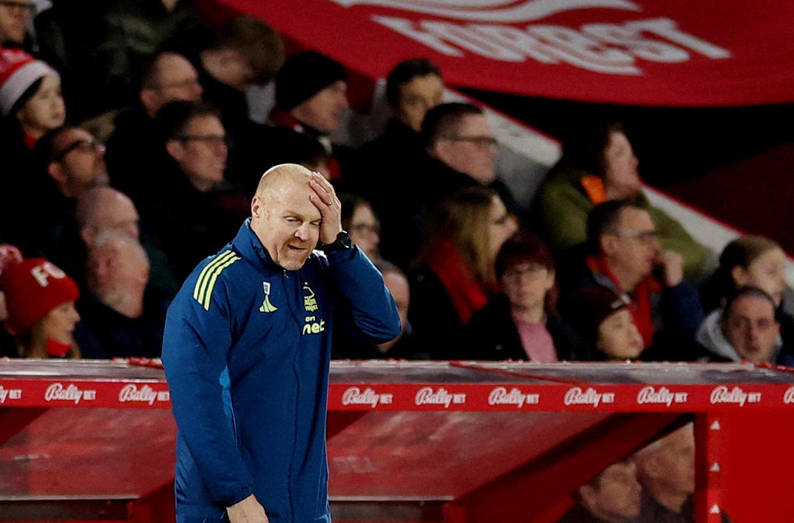 “Nottingham Forest Football Club can confirm that Sean Dyche has been relieved of his duties as head coach,” the club said in a statement. (REUTERS)