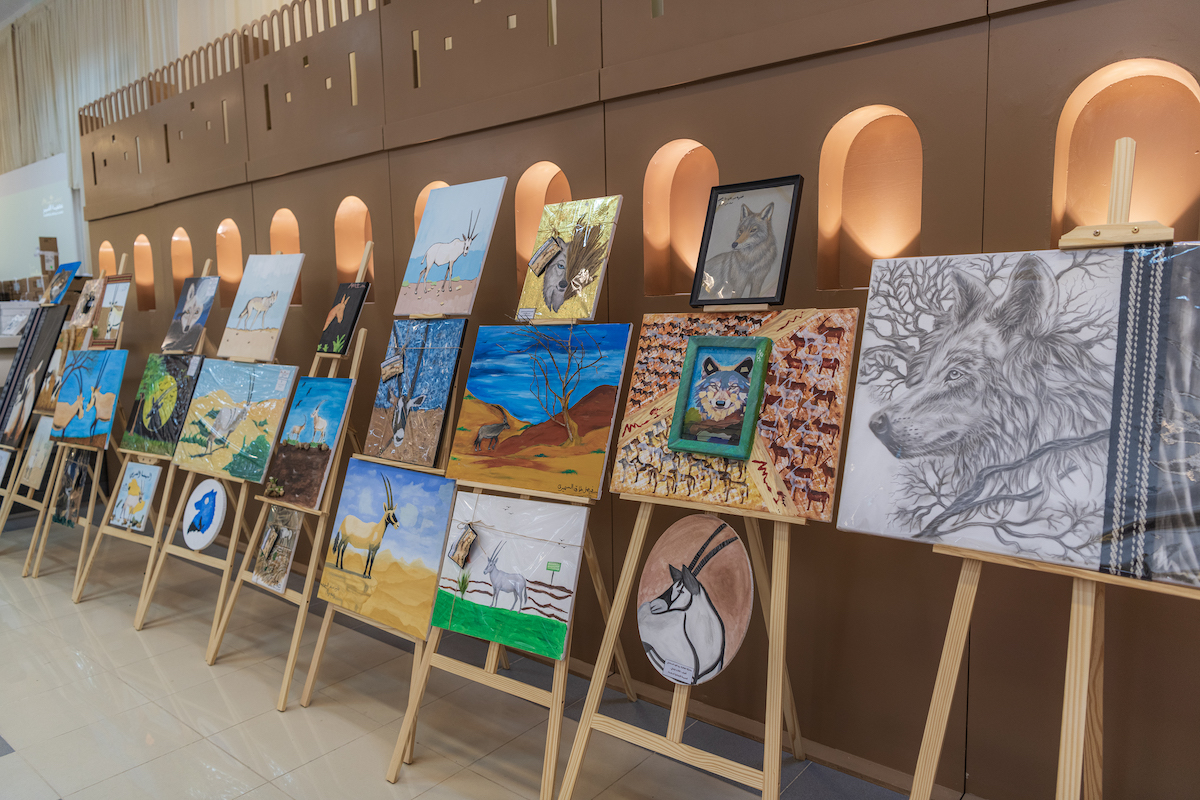 Saudi students celebrate wildlife through art