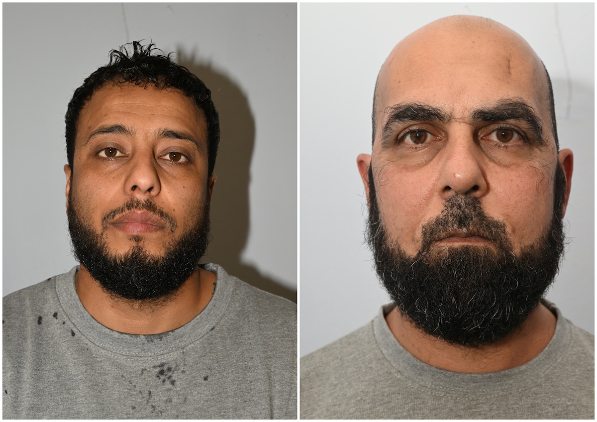 Walid Saadaoui (left) and Amar Hussein were found guilty of plotting to kill hundreds in a Daesh-inspired gun rampage against the Jewish community. (Greater Manchester Police)