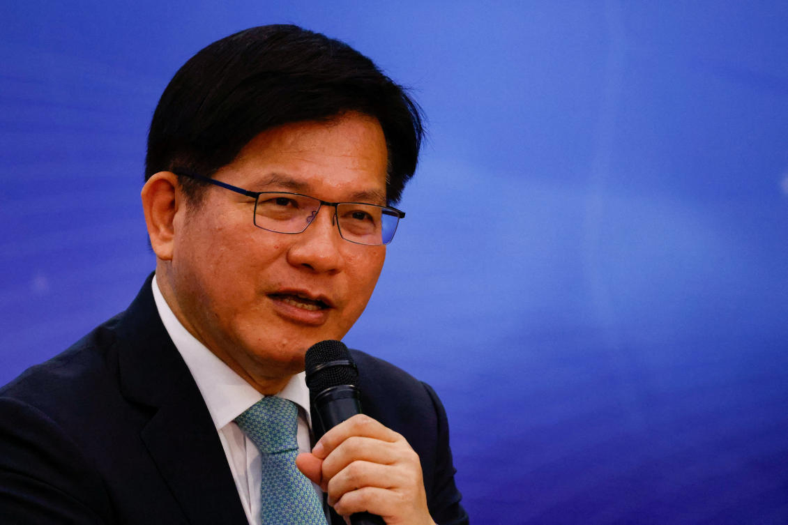 Foreign Minister Lin Chia-lung said Taiwan’s sovereignty has never belonged to the People’s Republic of China.(Reuters)