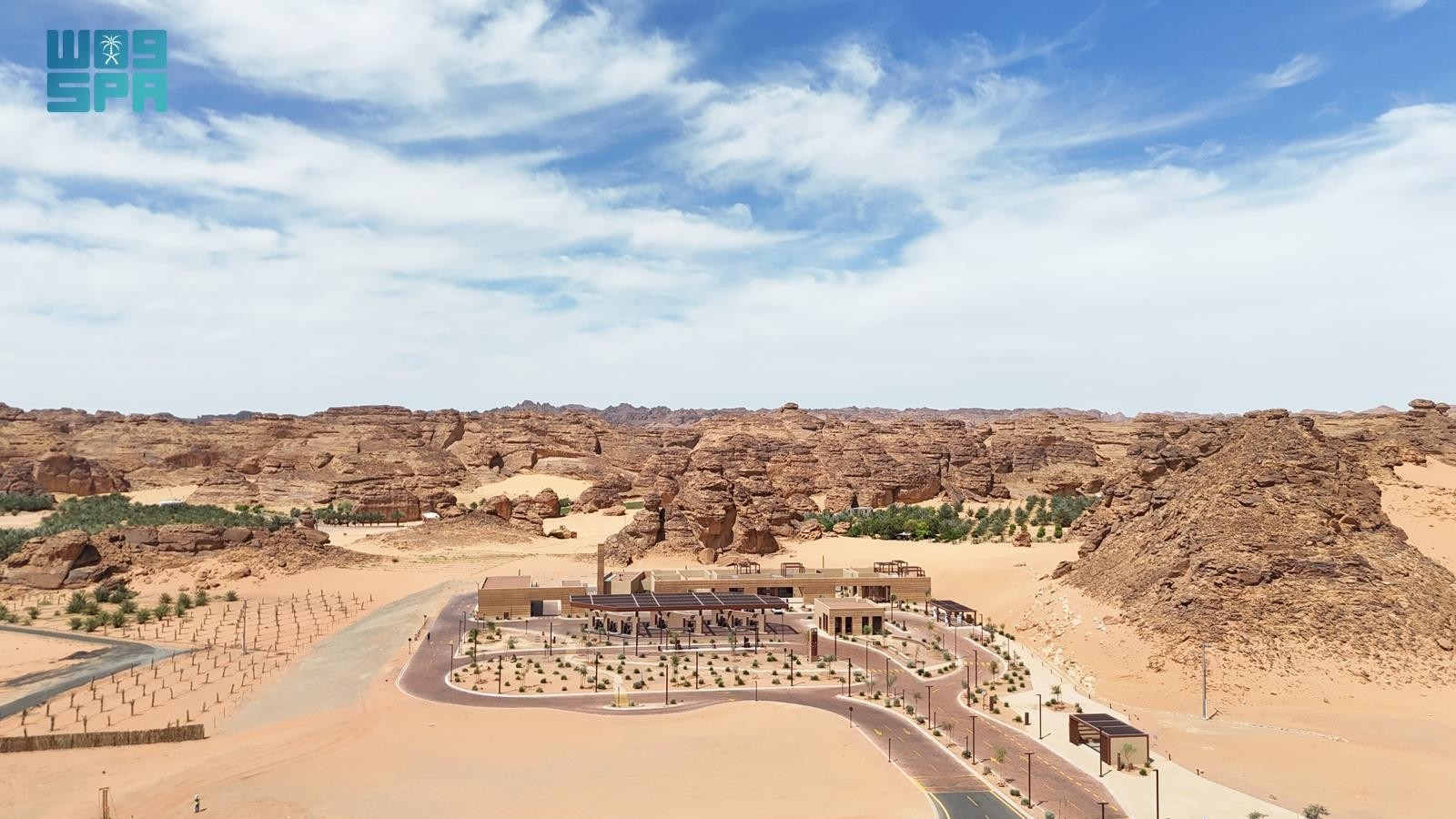 The designs use contemporary materials and lines that reflect AlUla's identity, enriching aesthetics and user experience while preserving the desert setting. (SPA)
