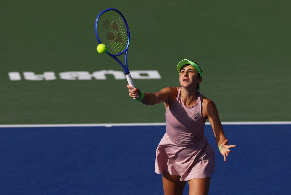 Mirra Andreeva and Belinda Bencic were both beneficiaries of second-round walkovers at the WTA 1000 event in Dubai on Tuesday, as Jessica Pegula also reached the last 16. (REUTERS)