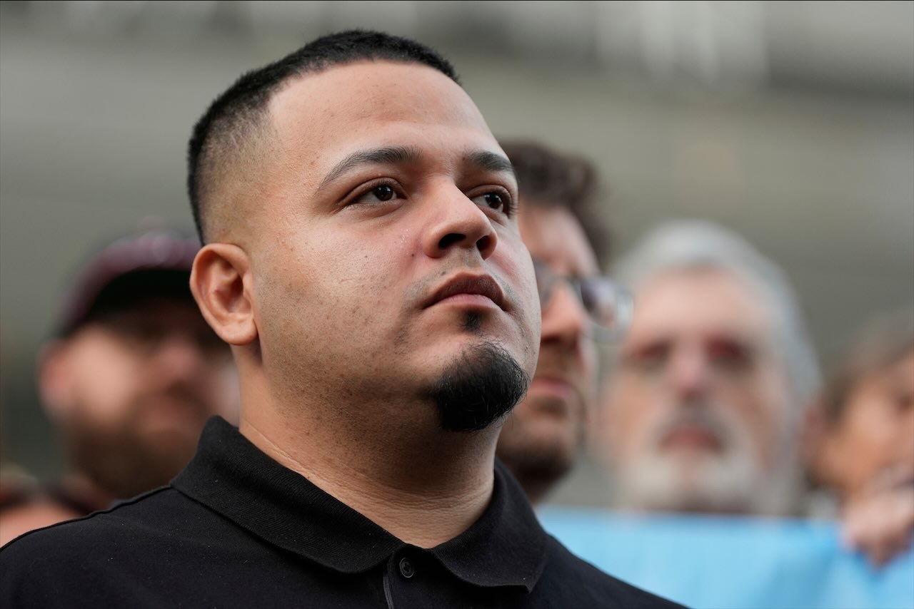 The Salvadoran national’s case has become a focal point in the immigration debate after he was mistakenly deported to his home country last year. (AP)