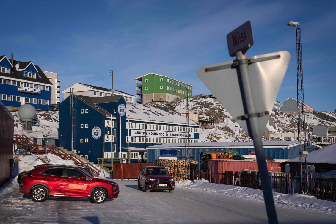 Above, the Arctic Command in Nuuk, Greenland. Denmark and its European allies have rejected Trump’s insistence that the Nordic country must hand Greenland to the United States. (Ritzau Scanpix/AFP)