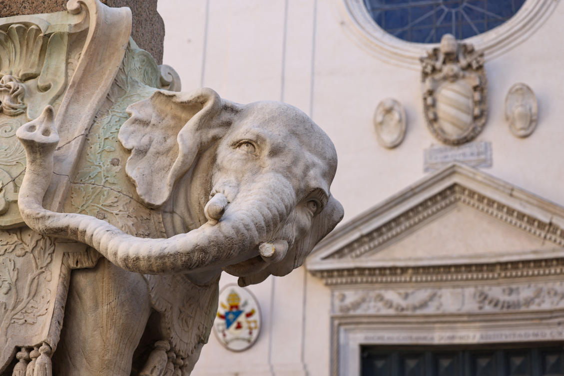 Trunk snapped off famed Bernini statue in Rome square