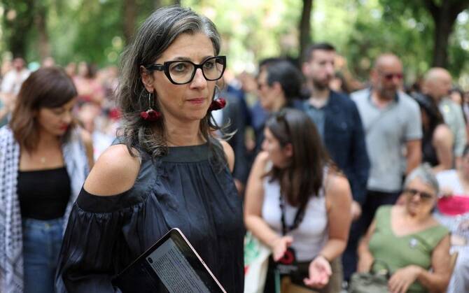 UN expert on Palestinians rights Francesca Albanese has faced calls to step down over claims she referred to Israel as a 'common enemy.' (AFP/File)