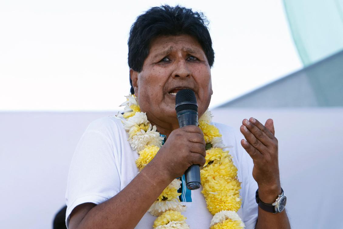 After nearly 7 weeks and many rumors, Bolivia’s ex-leader reappears in his stronghold