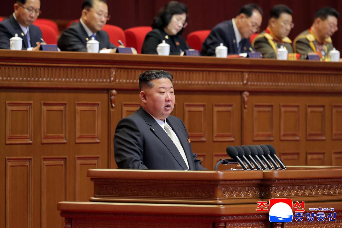 North Korean leader Kim Jong Un vowed to lift living standards as he opened a landmark congress, state media said Friday, offering a glimpse of economic strains within the sanctions-hit nation. (AFP)