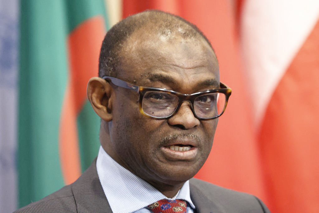 Al-Harith Idriss Al-Harith Mohamed, Sudan’s permanent representative to the UN. (AFP/File)