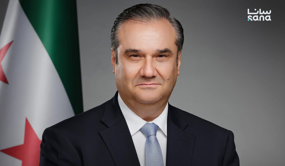 Syria’s Central Bank governor, Abdulkader Husarieh. (SANA)
