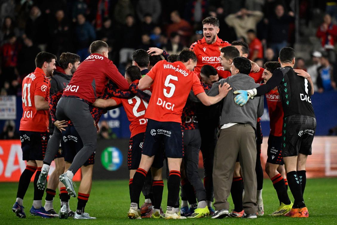 Osasuna stun Real Madrid 2-1 to blow LaLiga title race open