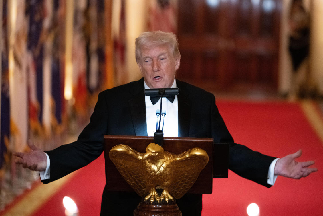 US President Donald Trump on Saturday said he was working with Louisiana Governor Jeff Landry to send a hospital boat to Greenland, a Danish territory that Trump wants to acquire. (AP)