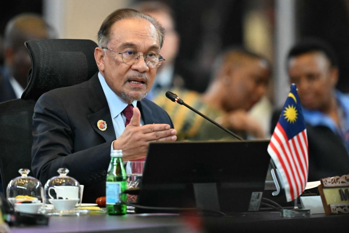 Malaysia's Prime Minister Anwar Ibrahim. (File/AFP)