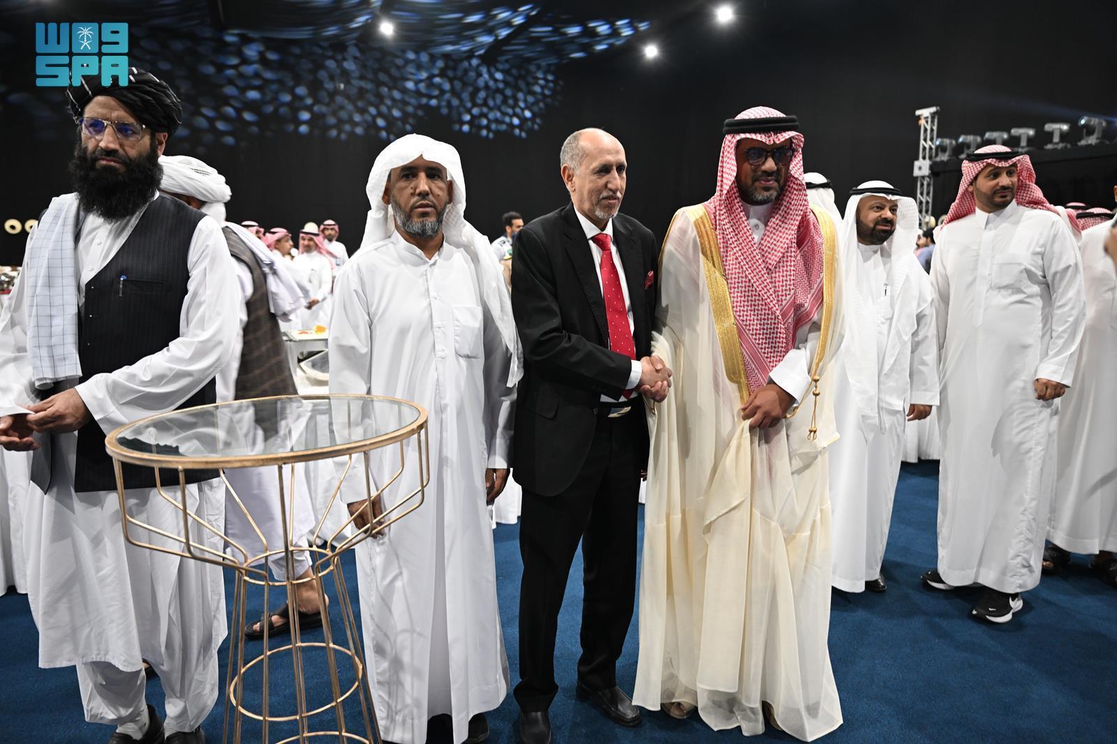The event was attended by the president of the Islamic University of Madinah, Saleh Alagla. (SPA)