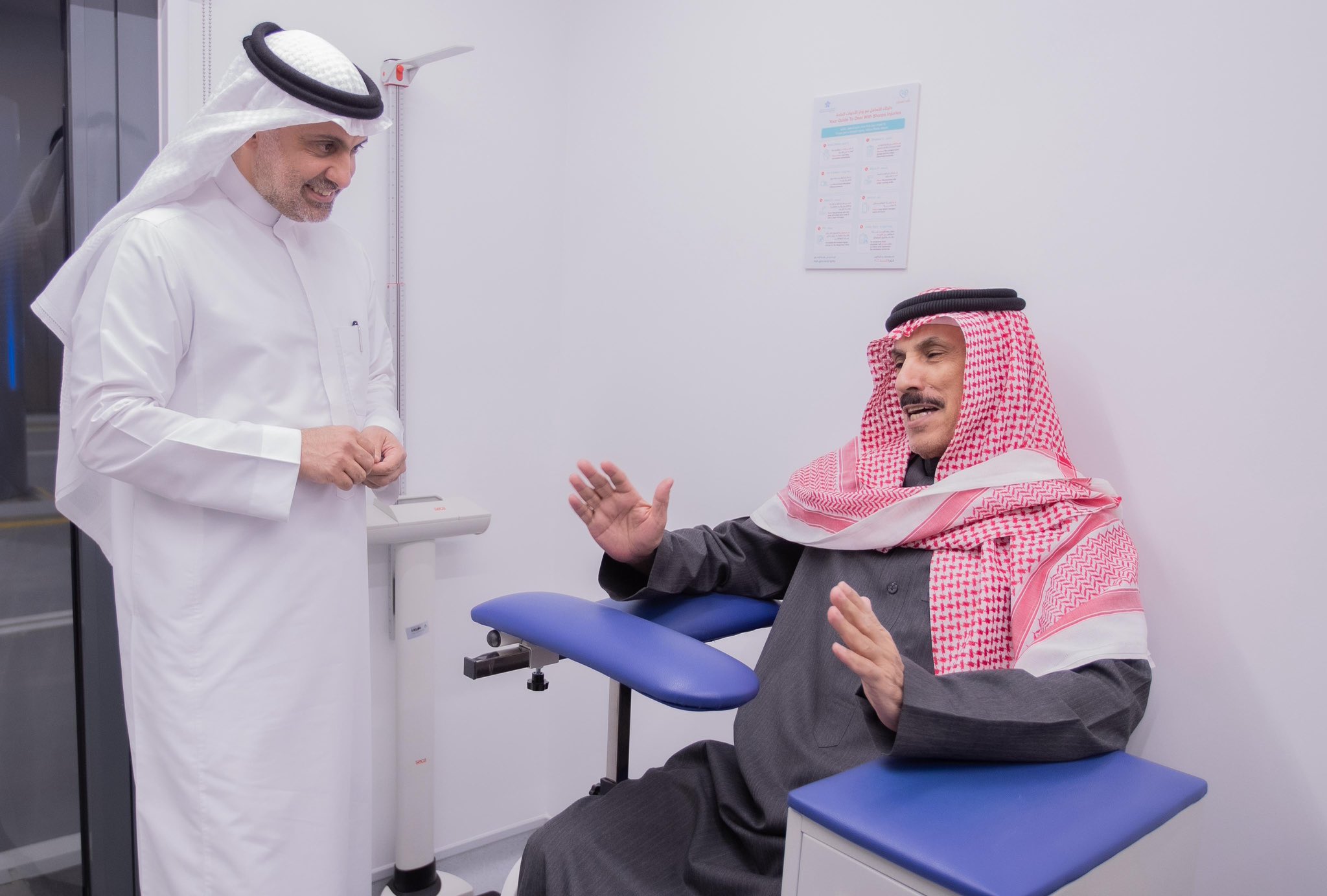 Minister of Health Fahad AlJalajel launched the Taakkad campaign across all regions and cities of the Kingdom. (X: @FahadAlJalajel)