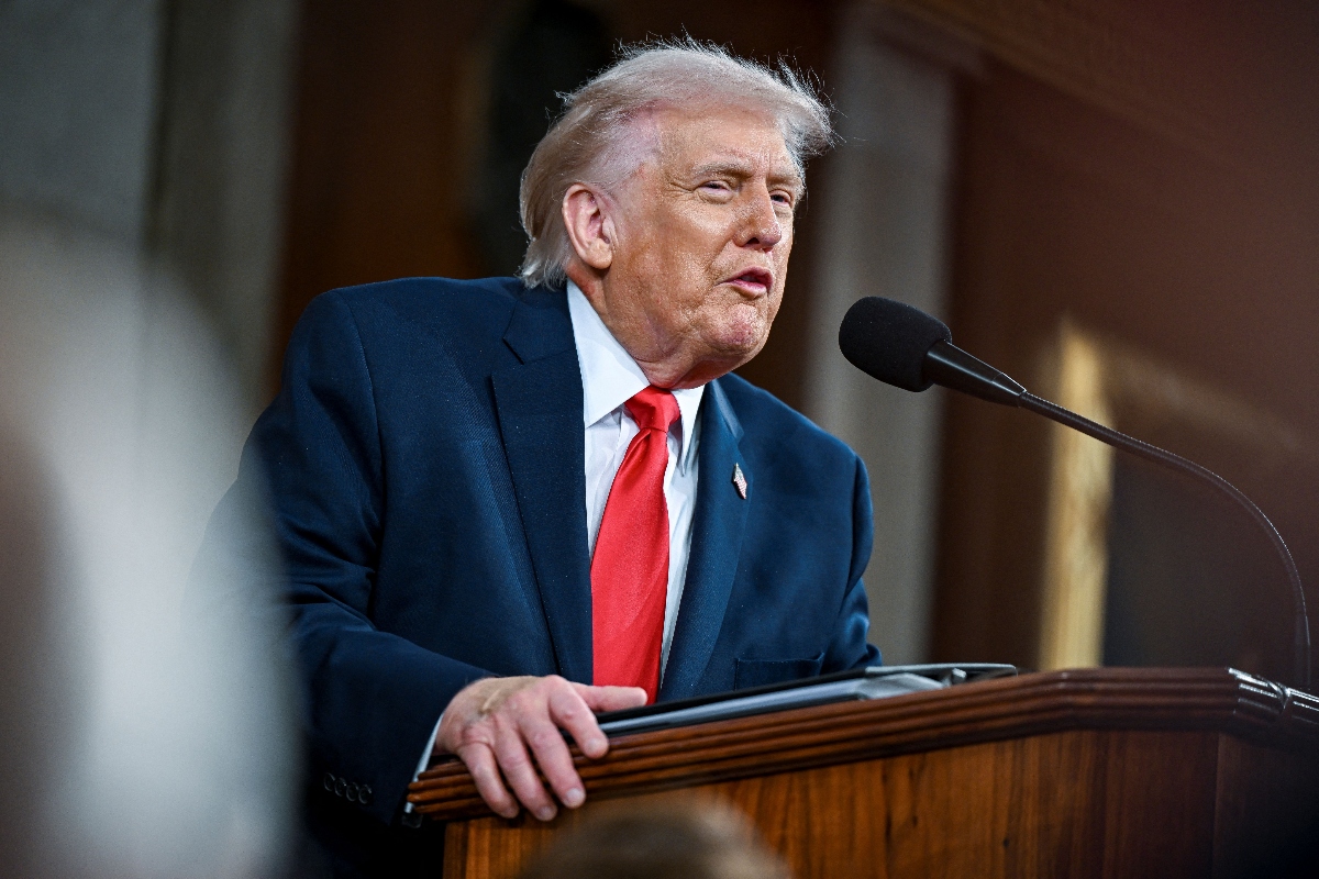 Trump was expanding on an announcement he made several months ago creating a National Fraud Enforcement division in the Justice Department. (AFP)